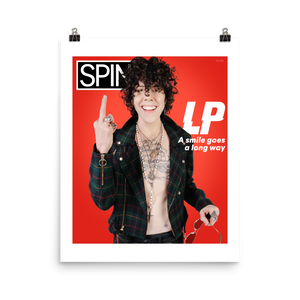 Premium Luster Photo Paper Poster, LP x SPIN Cover Series