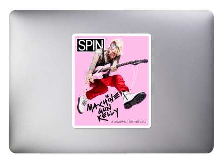 High Opacity Vinyl Sticker, Machine Gun Kelly SPIN Cover Series