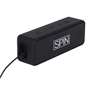 Outdoor Bluetooth Speaker, SPIN Logo