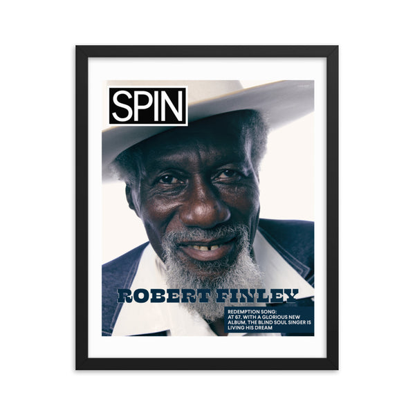 Framed Premium Luster Photo Paper Poster, Robert Finley x SPIN Cover Series