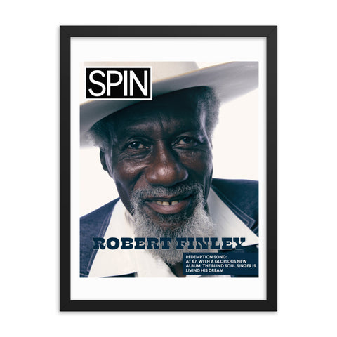 Framed Premium Luster Photo Paper Poster, Robert Finley x SPIN Cover Series