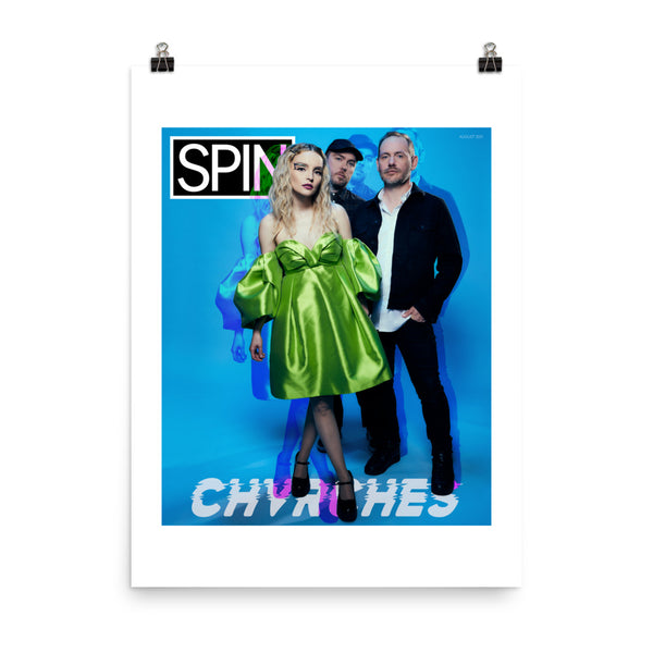 Matte Paper Poster Giclée Print, Cover | CHVRCHES x SPIN Cover Series
