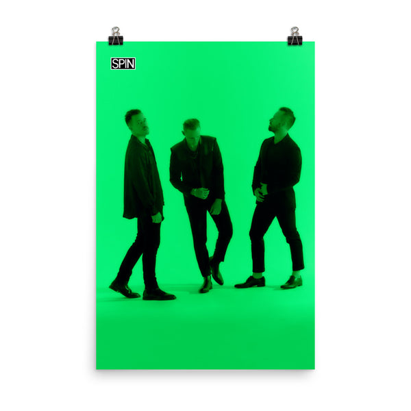 Matte Paper Giclée Print Poster, Emerald Vertical, RÜFÜS DU SOL x SPIN Cover Series