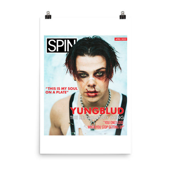 Matte Paper Giclée Print Poster, Yungblud x SPIN Cover Series
