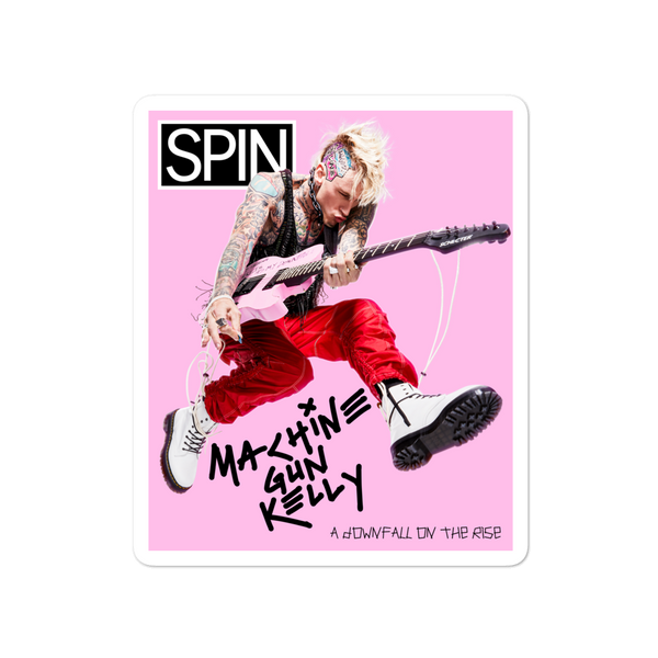 High Opacity Vinyl Sticker, Machine Gun Kelly SPIN Cover Series