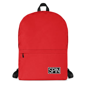 Red Backpack, SPIN Logo