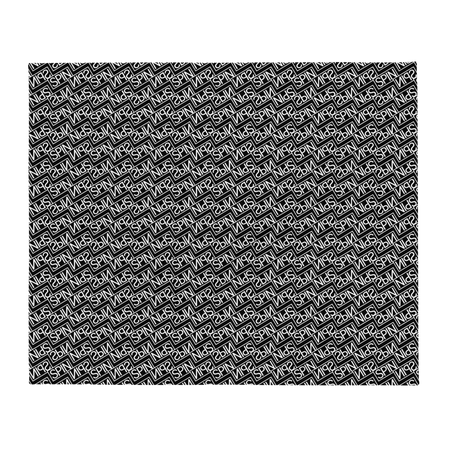 Throw Blanket, SPIN Logo Zigzag Pattern