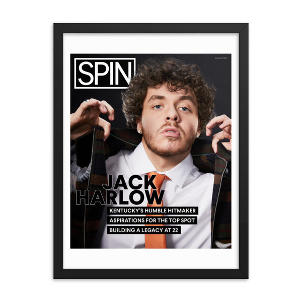 Framed Photo Paper Poster, "Cover", Jack Harlow SPIN Cover Series
