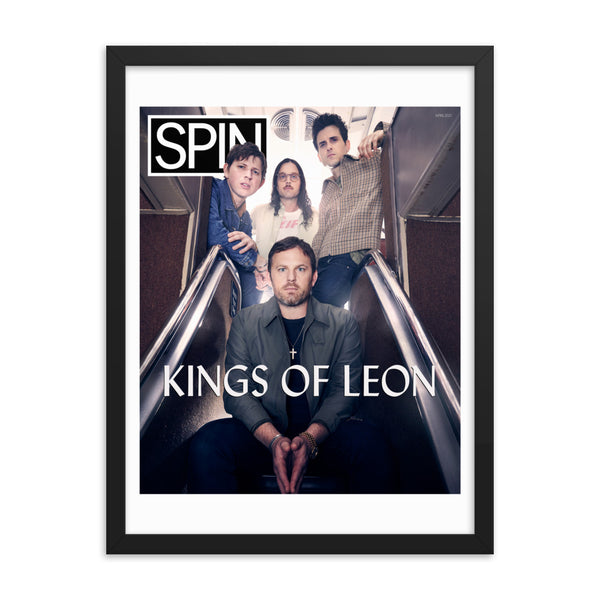 Framed Premium Luster Photo Paper Poster, Kings of Leon SPIN Cover Series