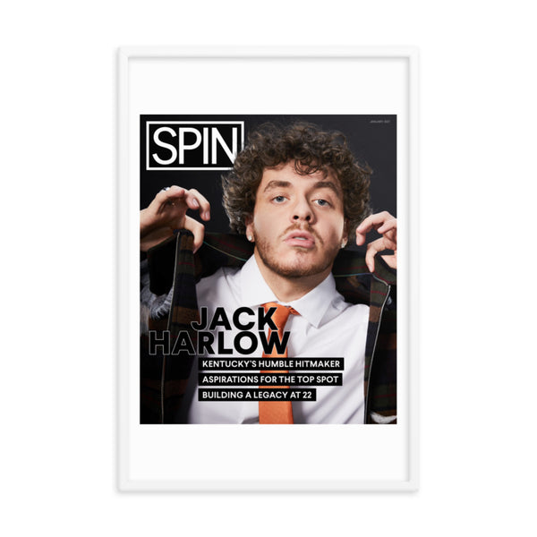 Framed Photo Paper Poster, "Cover", Jack Harlow SPIN Cover Series