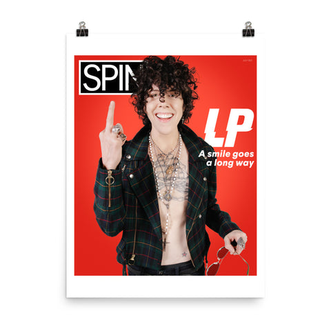 Premium Luster Photo Paper Poster, LP x SPIN Cover Series